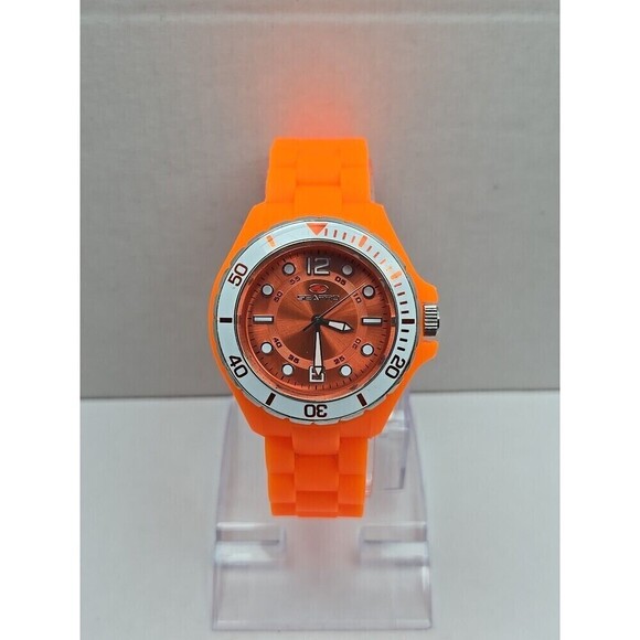 Seapro SP3218 Spring Orange Quartz Womens Watch Silicone 36mm New Battery WR30M main image 8